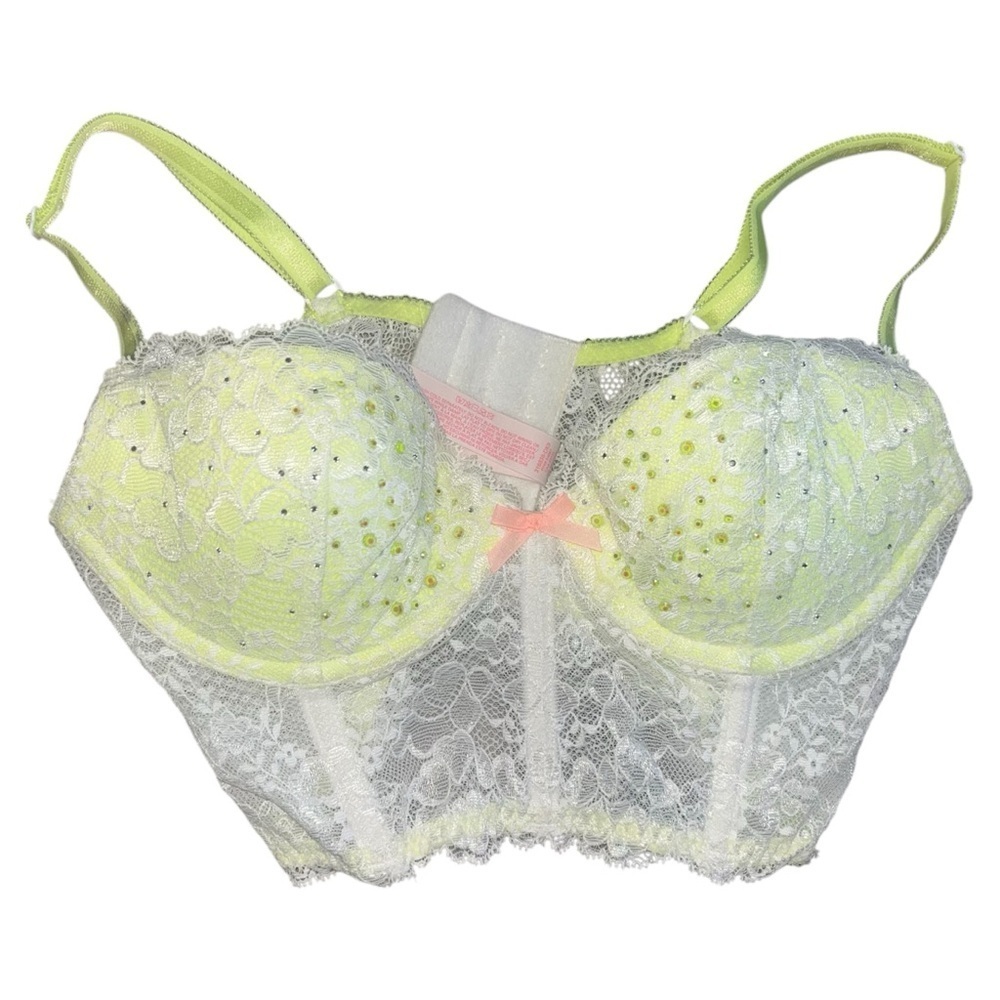 Victoria’s Secret Lace corset Rhinestone bra